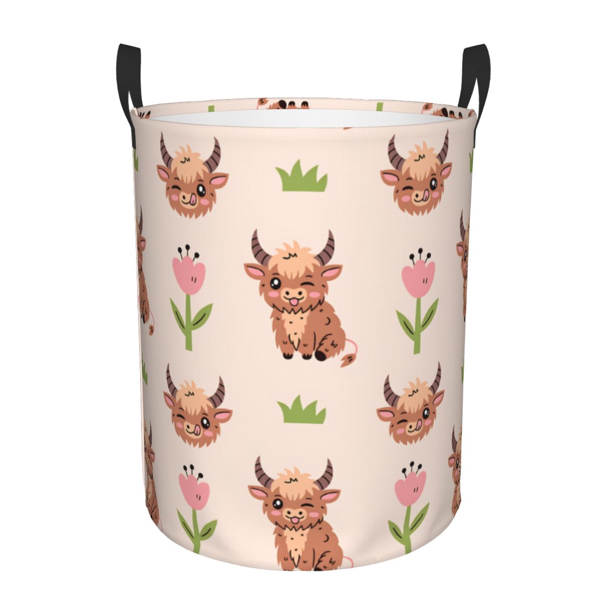 Baby Nursery Laundry Basket - Cesta de Lavandería Plegable con Diseño