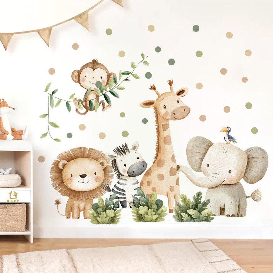 Baby Girl Nursery Quotes - Pegatinas de pared de animales del