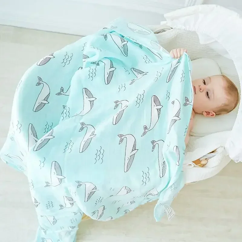 Swaddle Blanket Muslin - Árbol de muselina para recién nacido,