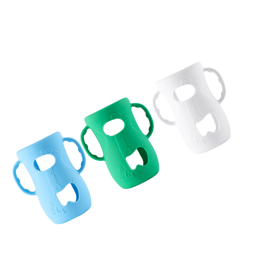 Baby Nursery Handles - 3 fundas de silicona para biberones,