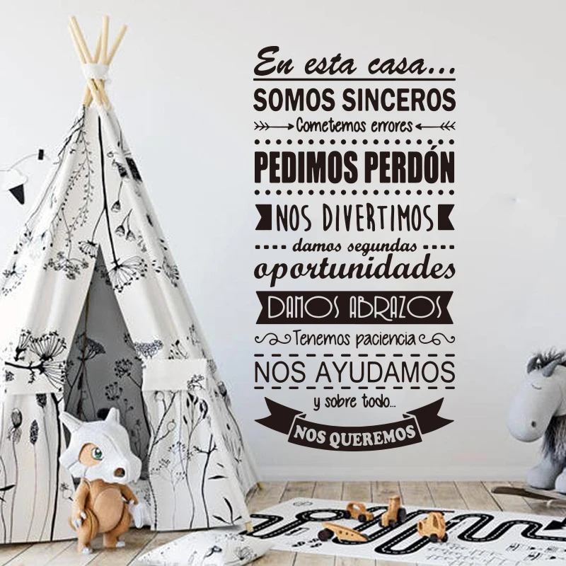 Baby Nursery Wall Mural - Pegatina de pared de regla de