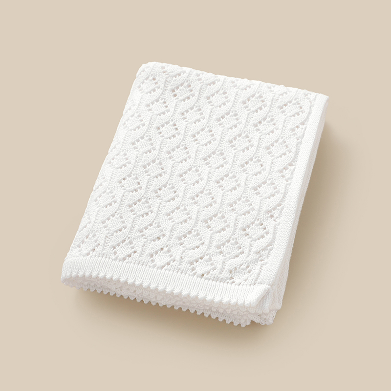 Baby Girl Nursery Quilt - Mantas de bebé tejidas de 90*70cm