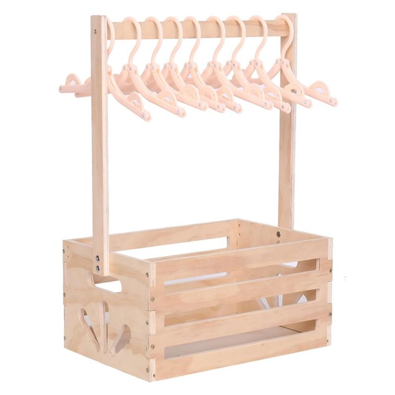 Baby Nursery Handles - Cesta de regalo de madera para