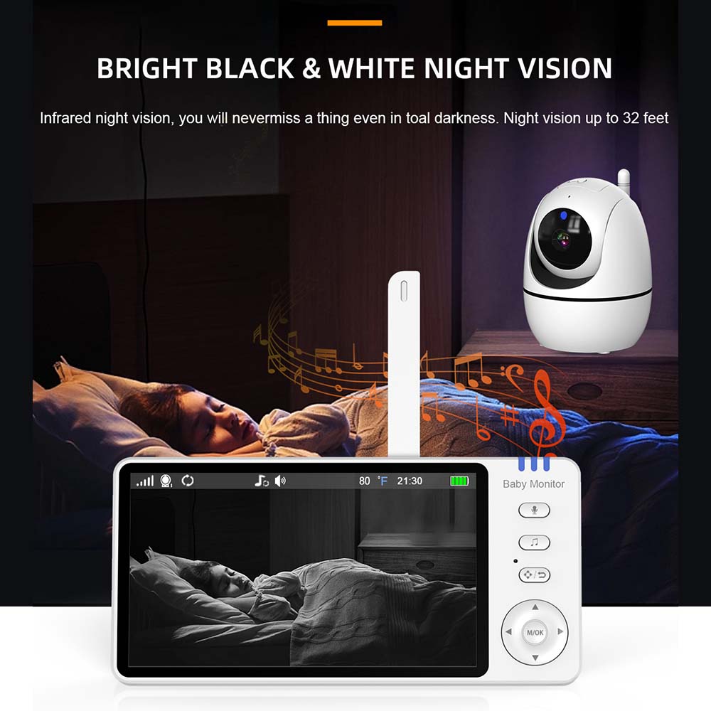 Monitor de vídeo para bebé de  - Wearable Baby Monitor reseña y precio