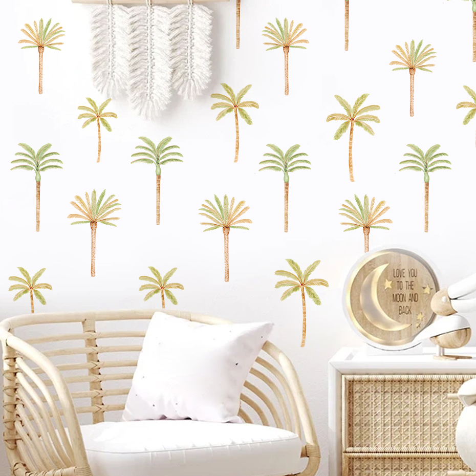 Pegatina de pared de palmera d - Baby Girl Nursery Quotes reseña y precio