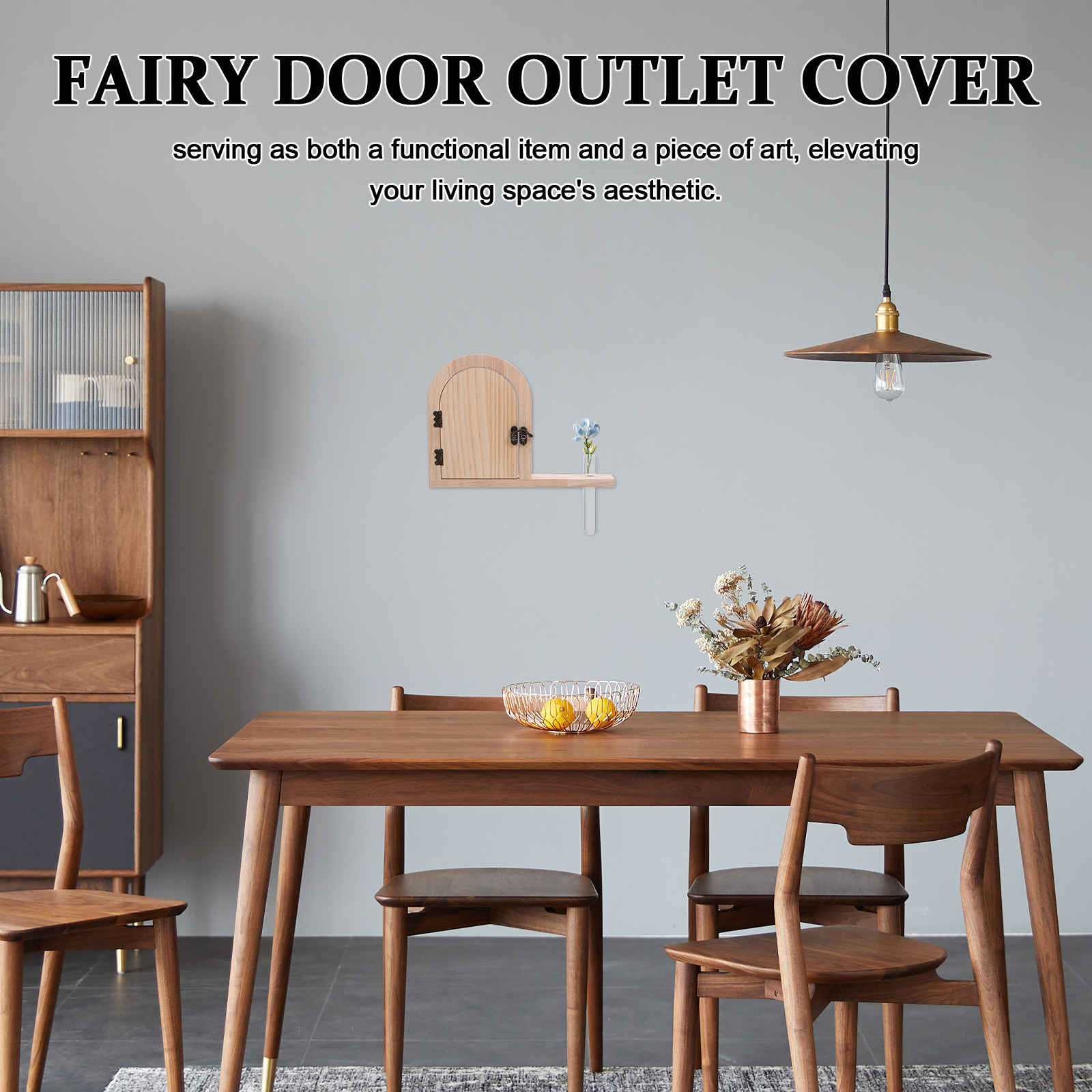 Cubierta de enchufe de madera  - Baby Nursery Outlet reseña y precio