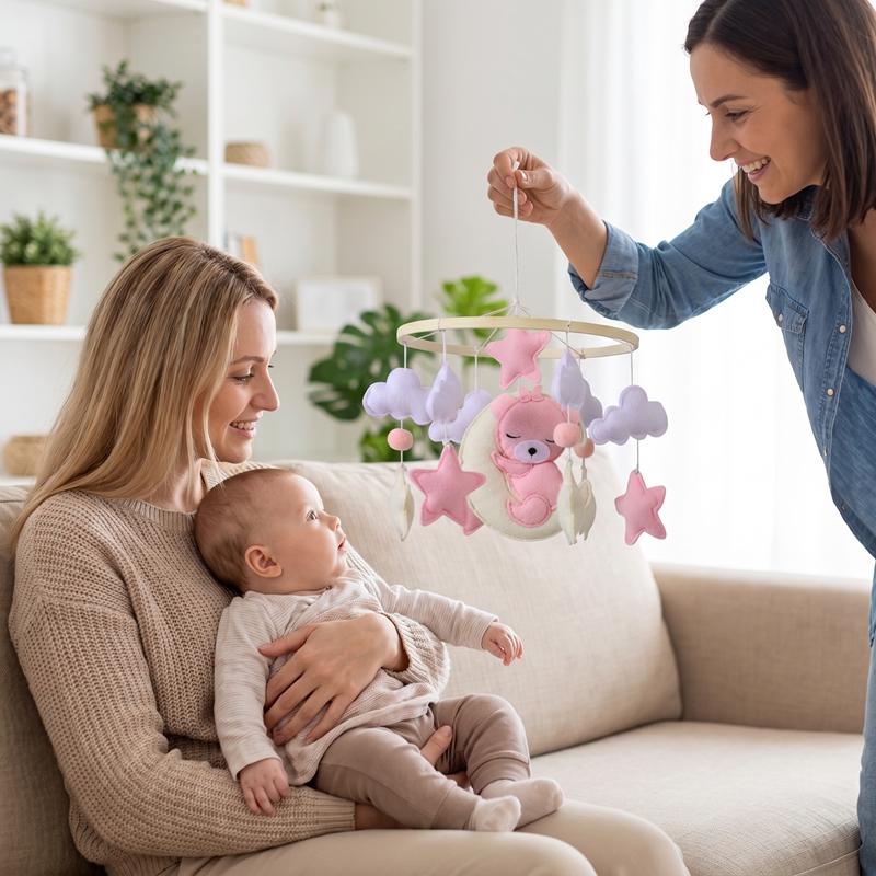 1 unidad de caja de música móv - Baby Nursery Equipment reseña y precio