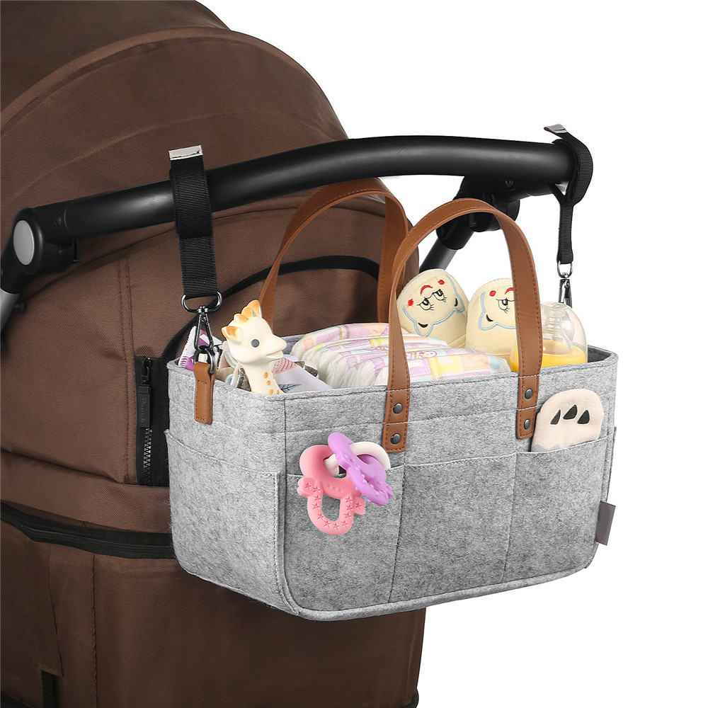 Cesta organizadora de fieltro  - Baby Nursery Handles reseña y precio