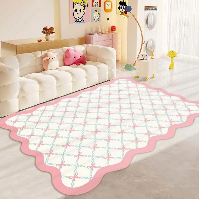 VIKAMA Linda alfombra bordada  - Baby Nursery Rug reseña y precio