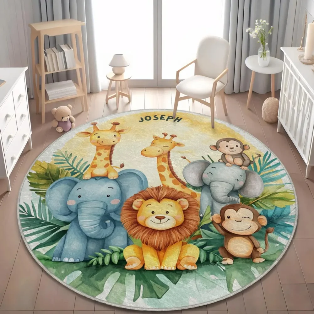 Alfombra de suelo de animales  - Baby Nursery Rug reseña y precio