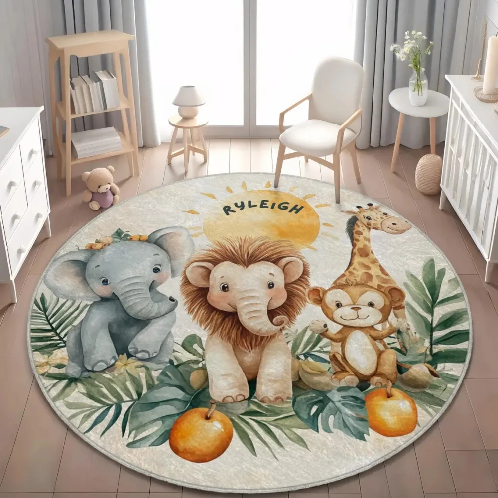 Alfombra de suelo de animales  - Baby Nursery Rug reseña y precio