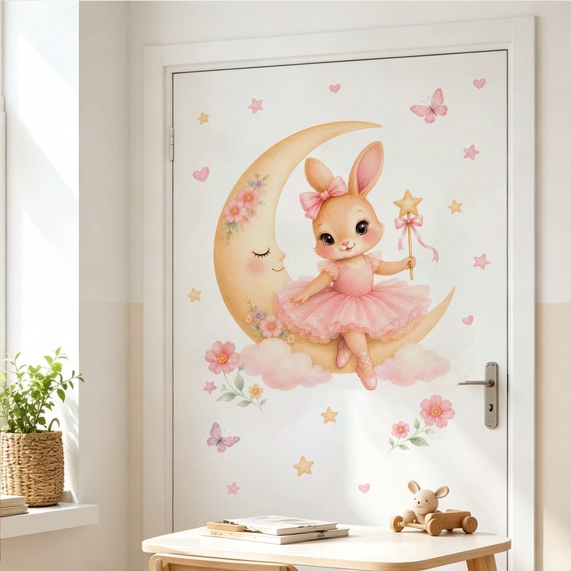 Pegatinas de Pared de Conejita - Baby Girl Nursery Quotes reseña y precio