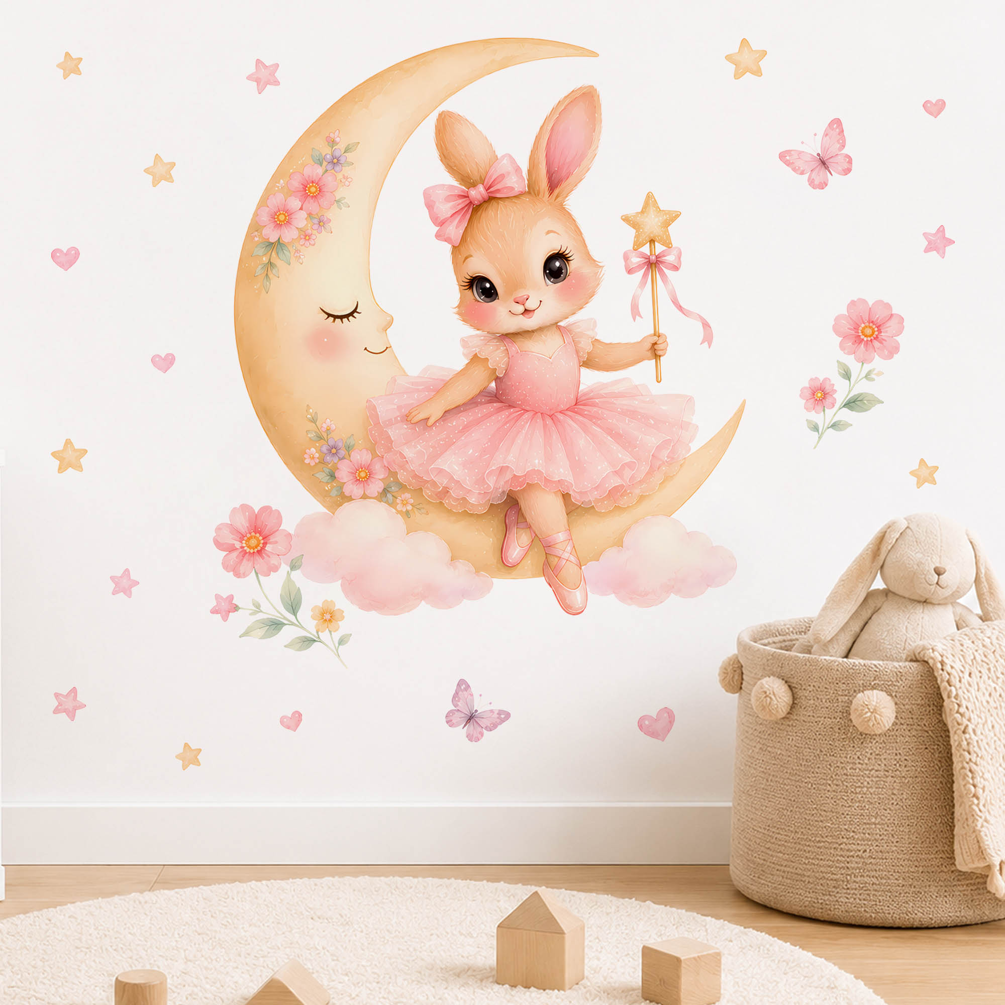 Pegatinas de Pared de Conejita - Baby Girl Nursery Quotes reseña y precio