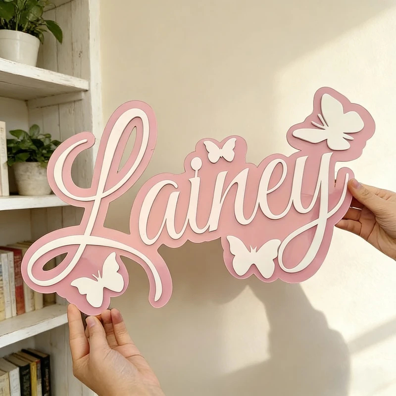Placa con Nombre de Bebé Perso - Baby Nursery Kids reseña y precio