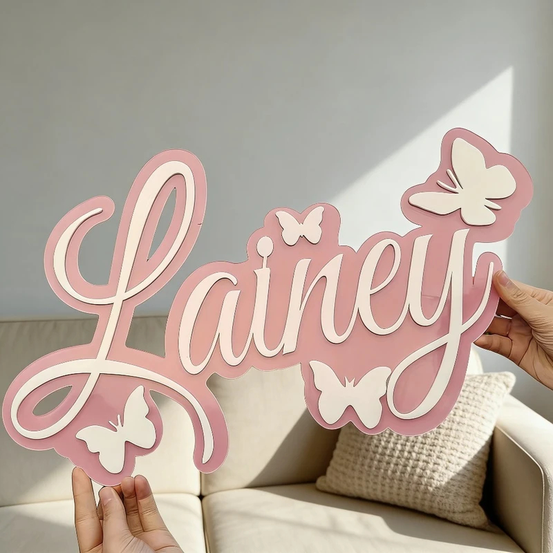 Placa con Nombre de Bebé Perso - Baby Nursery Kids reseña y precio