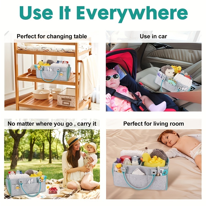 Bolsa de pañales de gran capac - Baby Nursery Equipment reseña y precio
