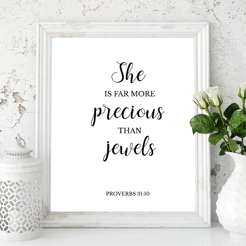 Arte de pared cristiano con ci - Baby Girl Nursery Quotes reseña y precio