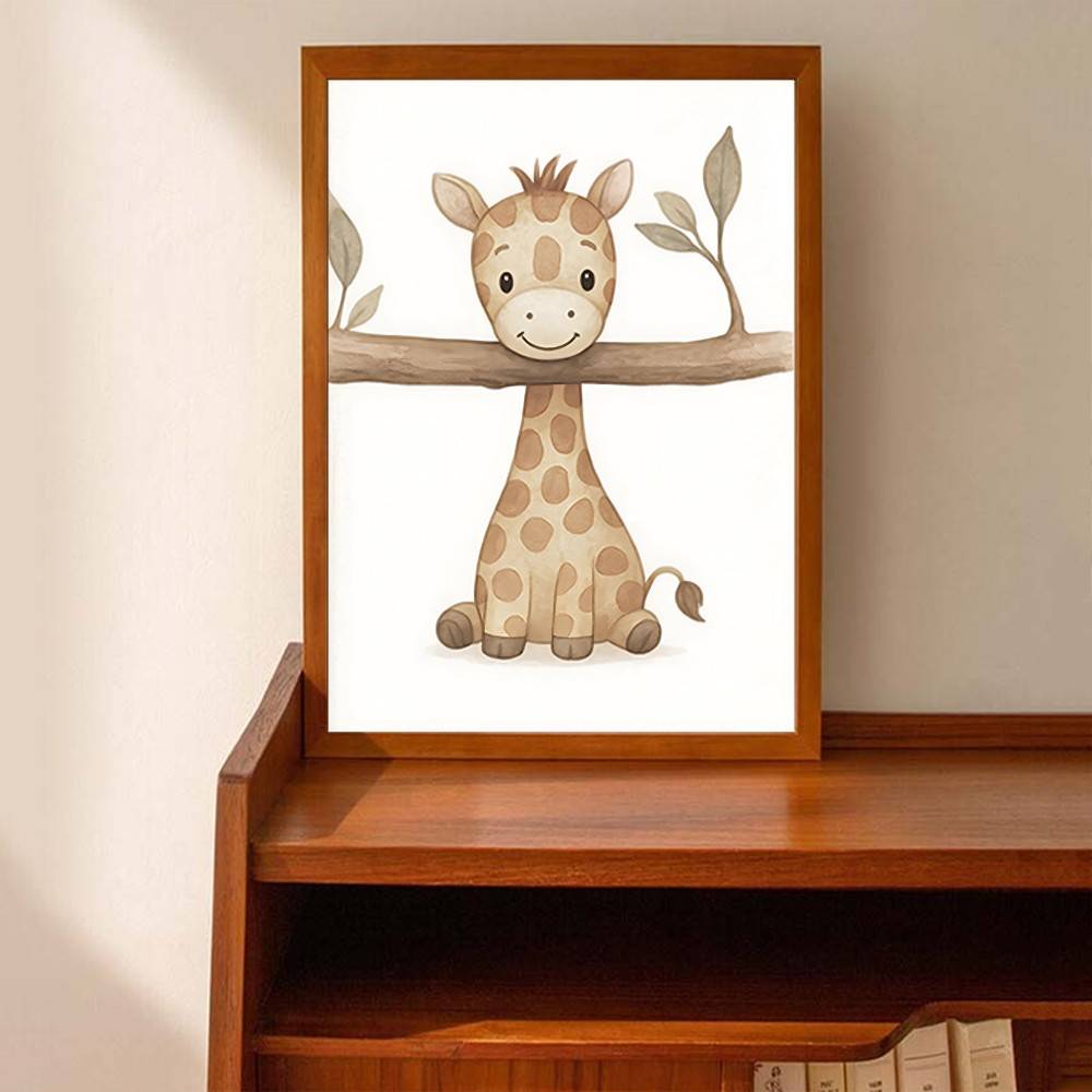 Arte de Pared de Animales Esti - Baby Nursery Wallpaper Neutral reseña y precio