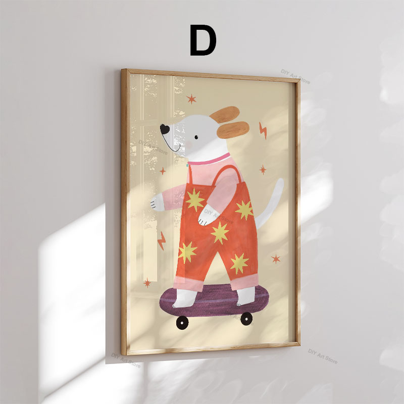 Divertidos Cuadros de Animales - Baby Nursery Kids reseña y precio