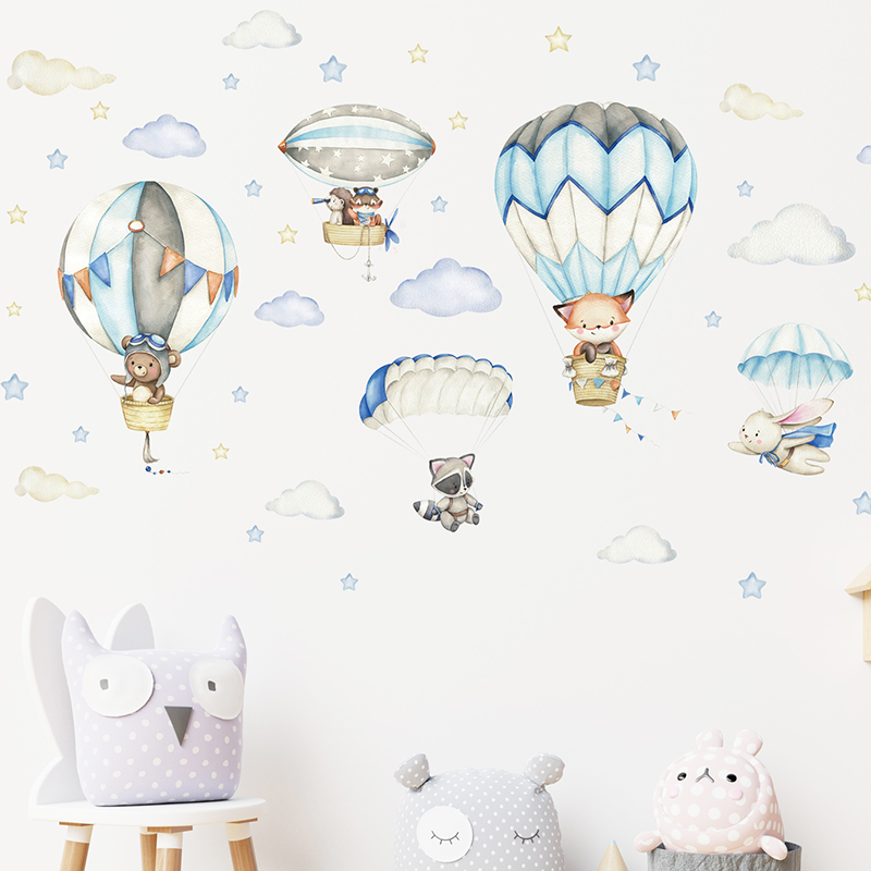 Pegatinas de pared con globos  - Baby Nursery Wall Mural reseña y precio