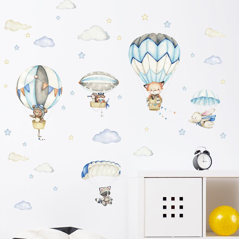 Pegatinas de pared con globos  - Baby Nursery Wall Mural reseña y precio