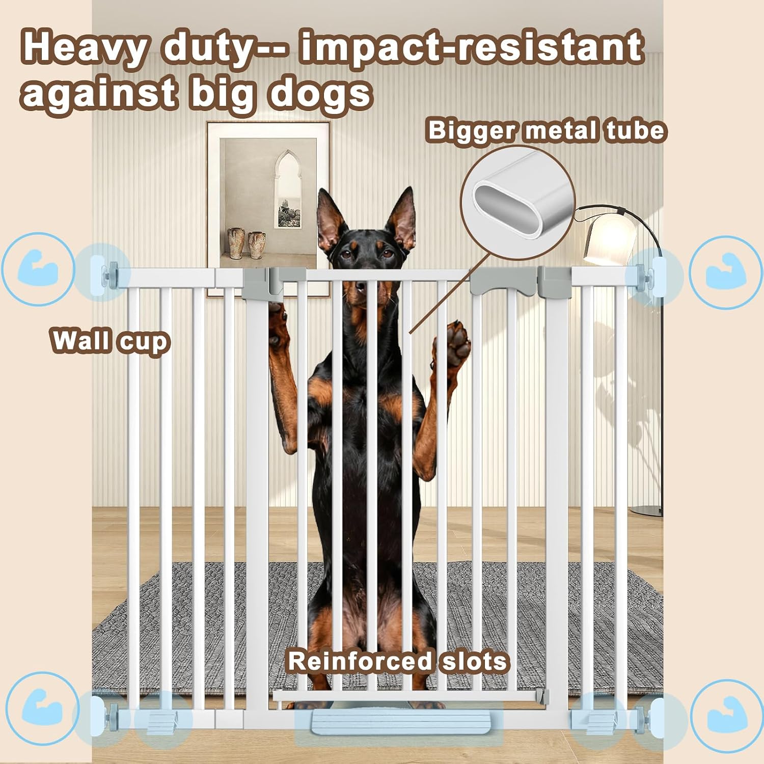Puerta de Seguridad Extra Alta - Baby Gate Extra Wide reseña y precio