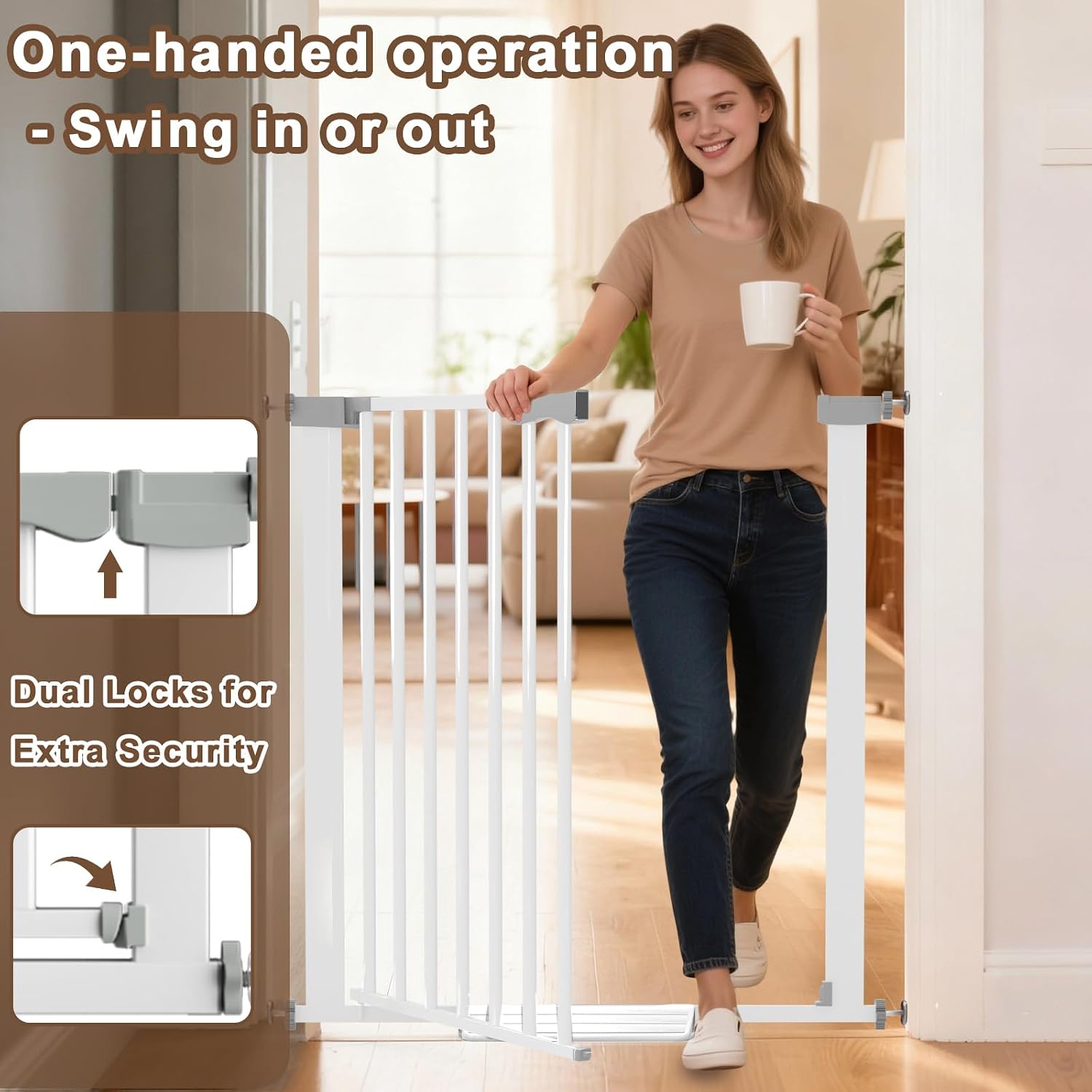Puerta de Seguridad Extra Alta - Baby Gate Extra Wide reseña y precio