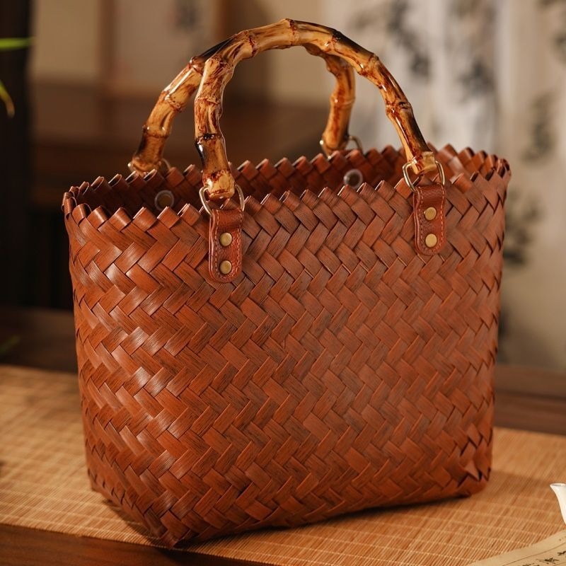Bolso de Mano Hecho a Mano, Bo - Storage Basket Fabric reseña y precio