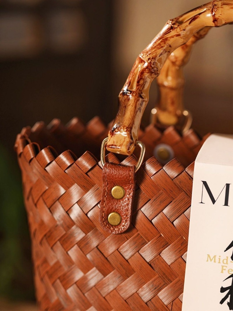Bolso de Mano Hecho a Mano, Bo - Storage Basket Fabric reseña y precio
