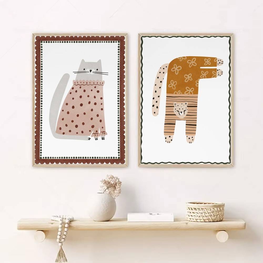 Póster Infantil Boho Neutral c - Baby Nursery Wallpaper Neutral reseña y precio