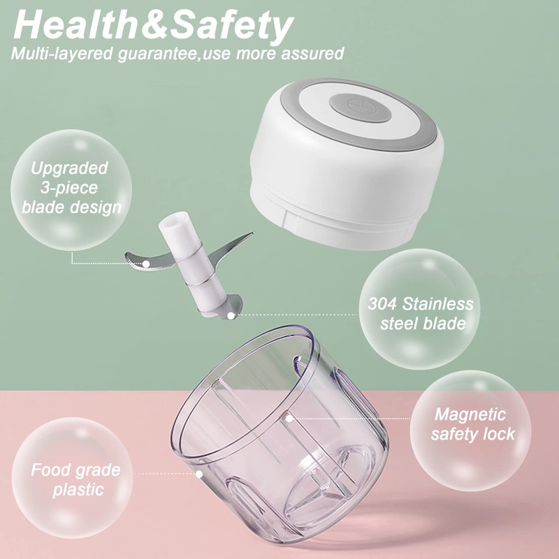 Picadora de Ajo Eléctrica de 2 - Baby Food Processor reseña y precio
