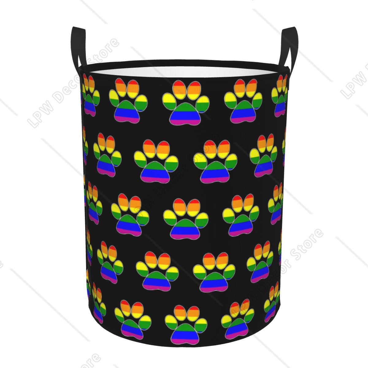 Cesta de lavandería con pata G - Baby Nursery Handles reseña y precio