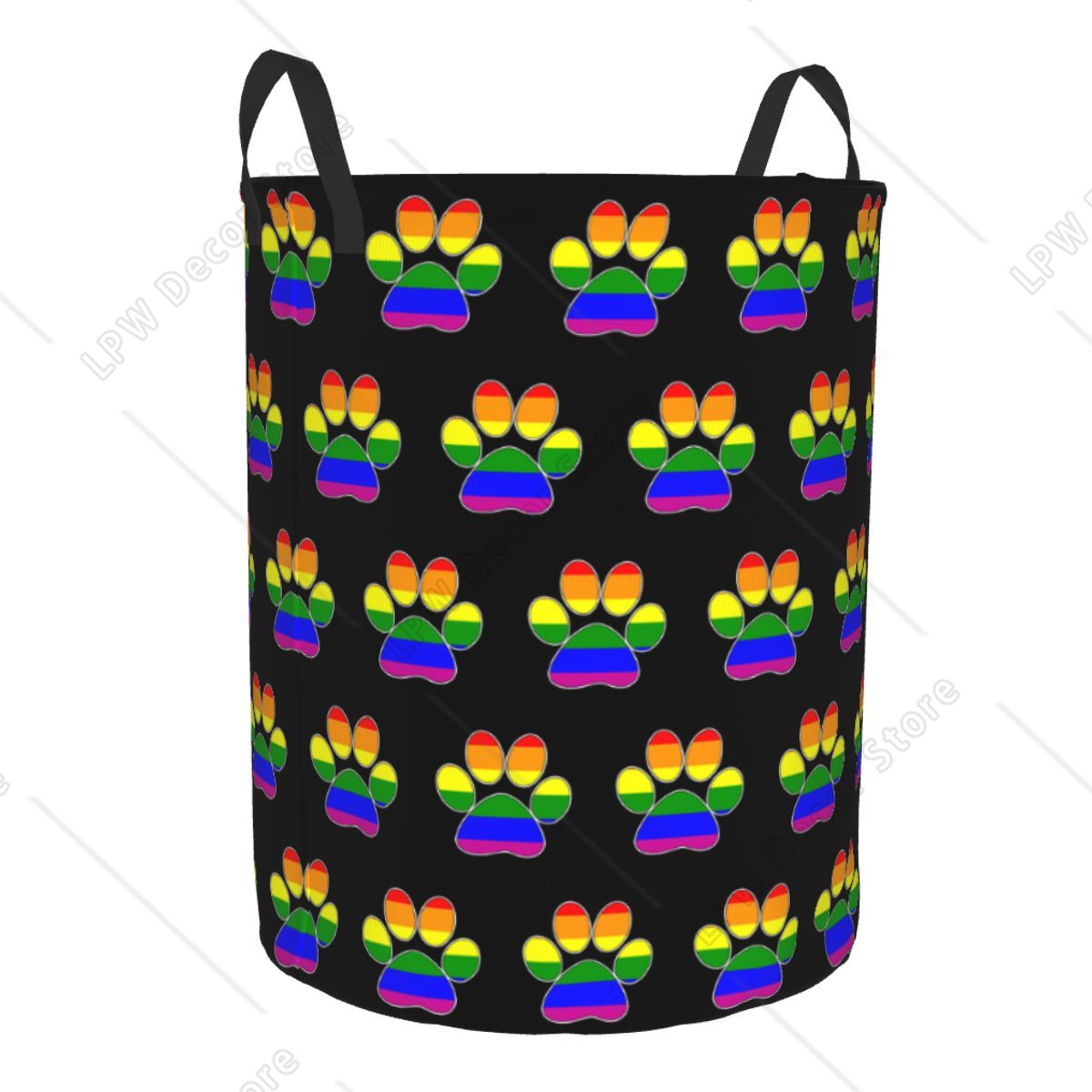 Cesta de lavandería con pata G - Baby Nursery Handles reseña y precio