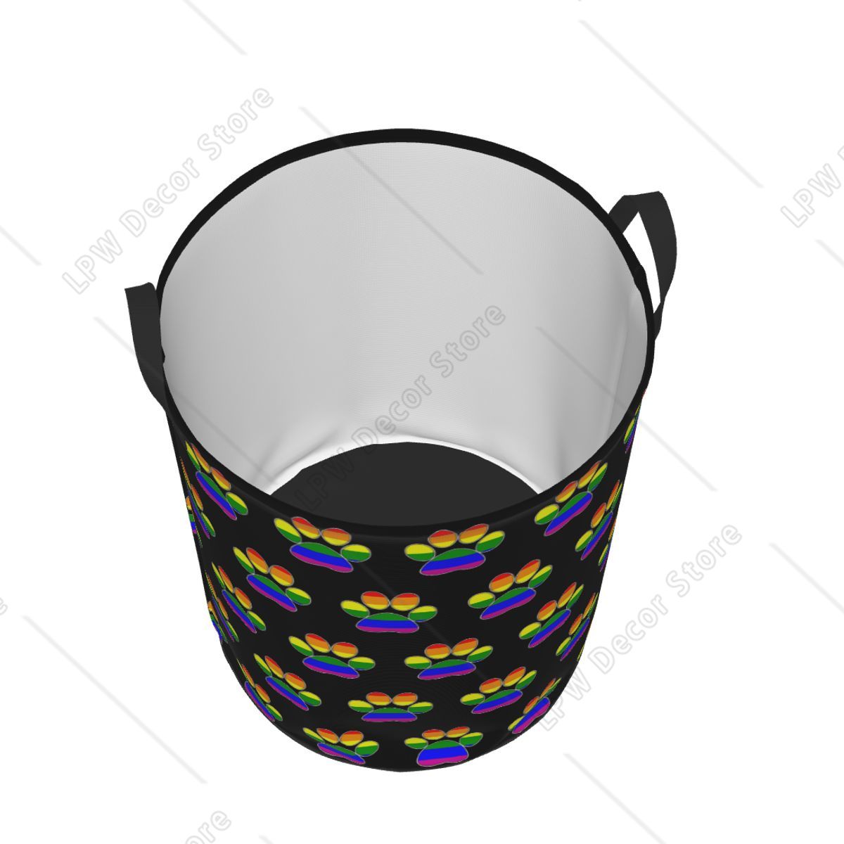 Cesta de lavandería con pata G - Baby Nursery Handles reseña y precio