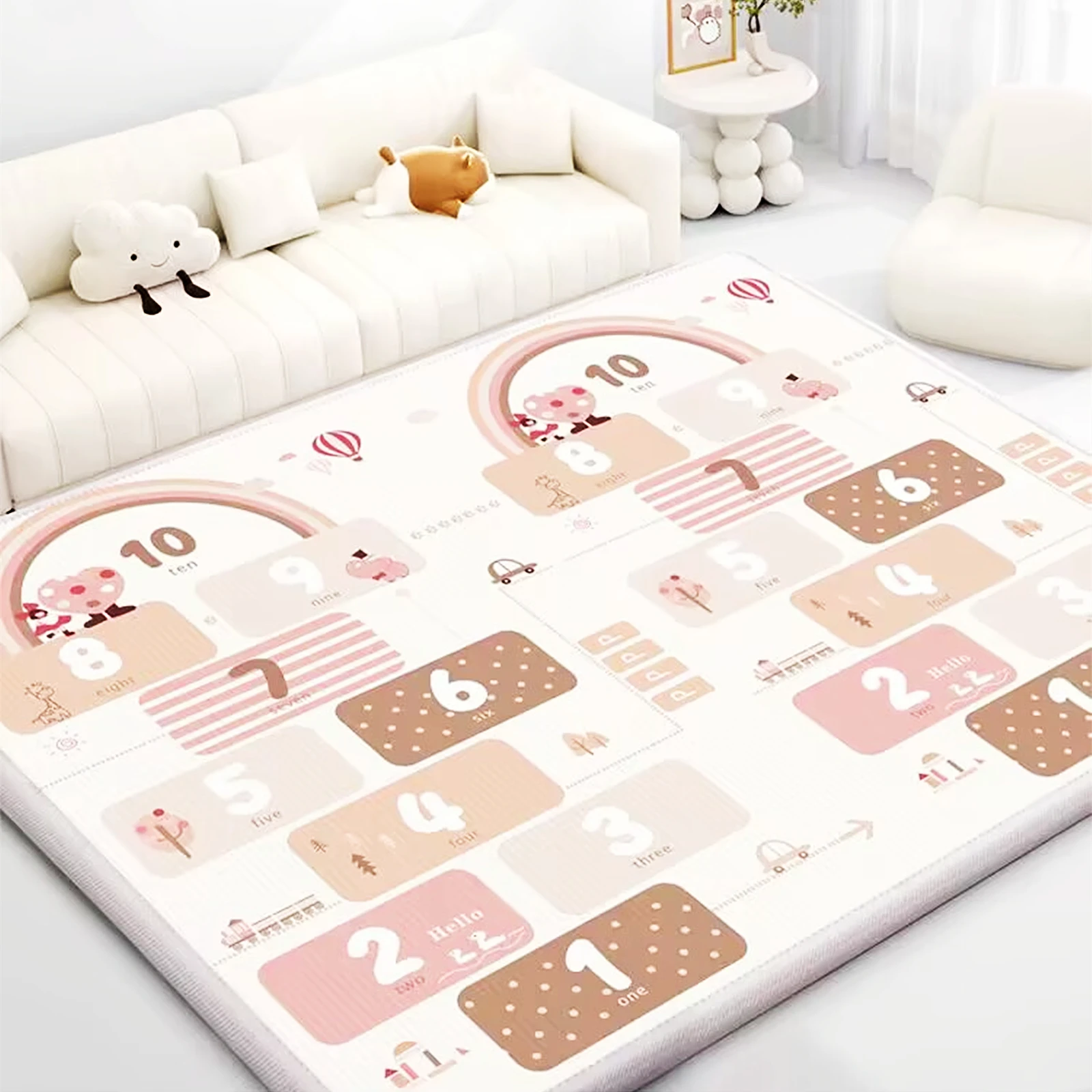 Alfombra de juego para bebés c - Baby Nursery Rug reseña y precio