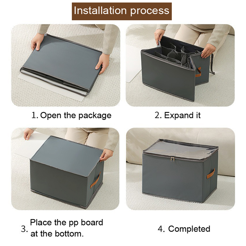 Bolsa de almacenamiento plegab - Storage Basket Fabric reseña y precio