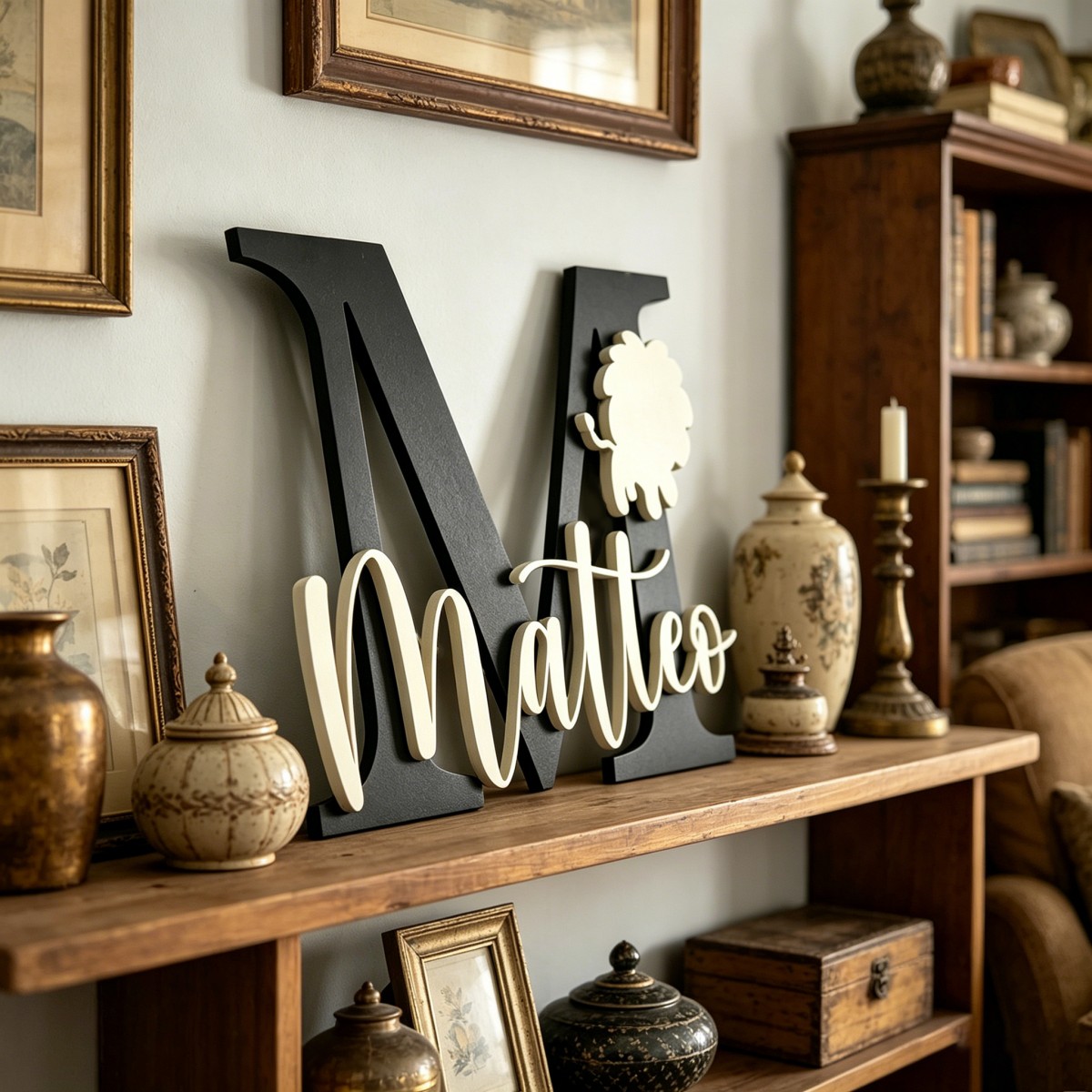 1 Pieza de Placa de Madera Per - Baby Nursery Kids reseña y precio