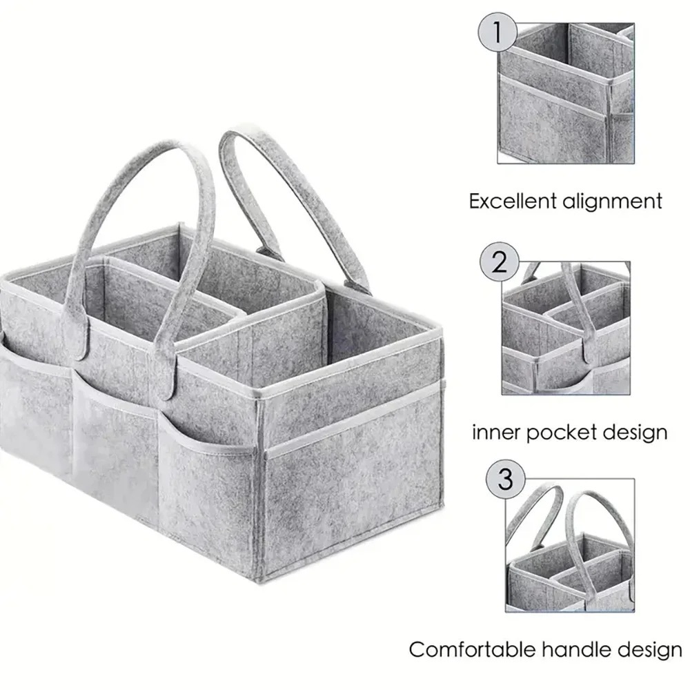 Bolsa de mamá portátil, organi - Baby Nursery Handles reseña y precio