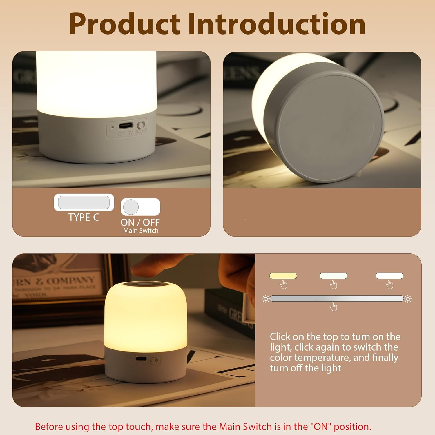 Luz nocturna portátil para beb - Baby Nursery Equipment reseña y precio