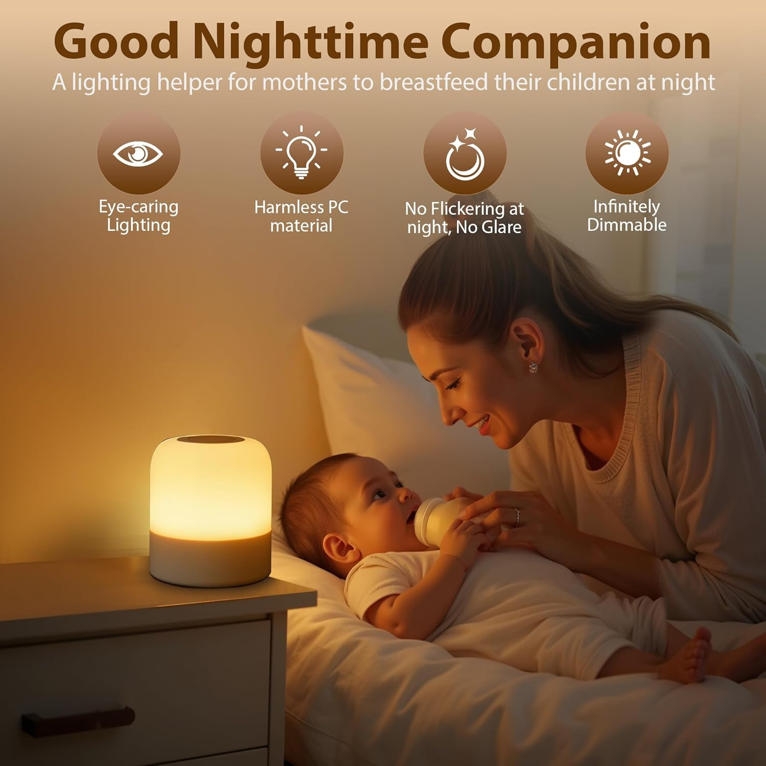 Luz nocturna portátil para beb - Baby Nursery Equipment reseña y precio