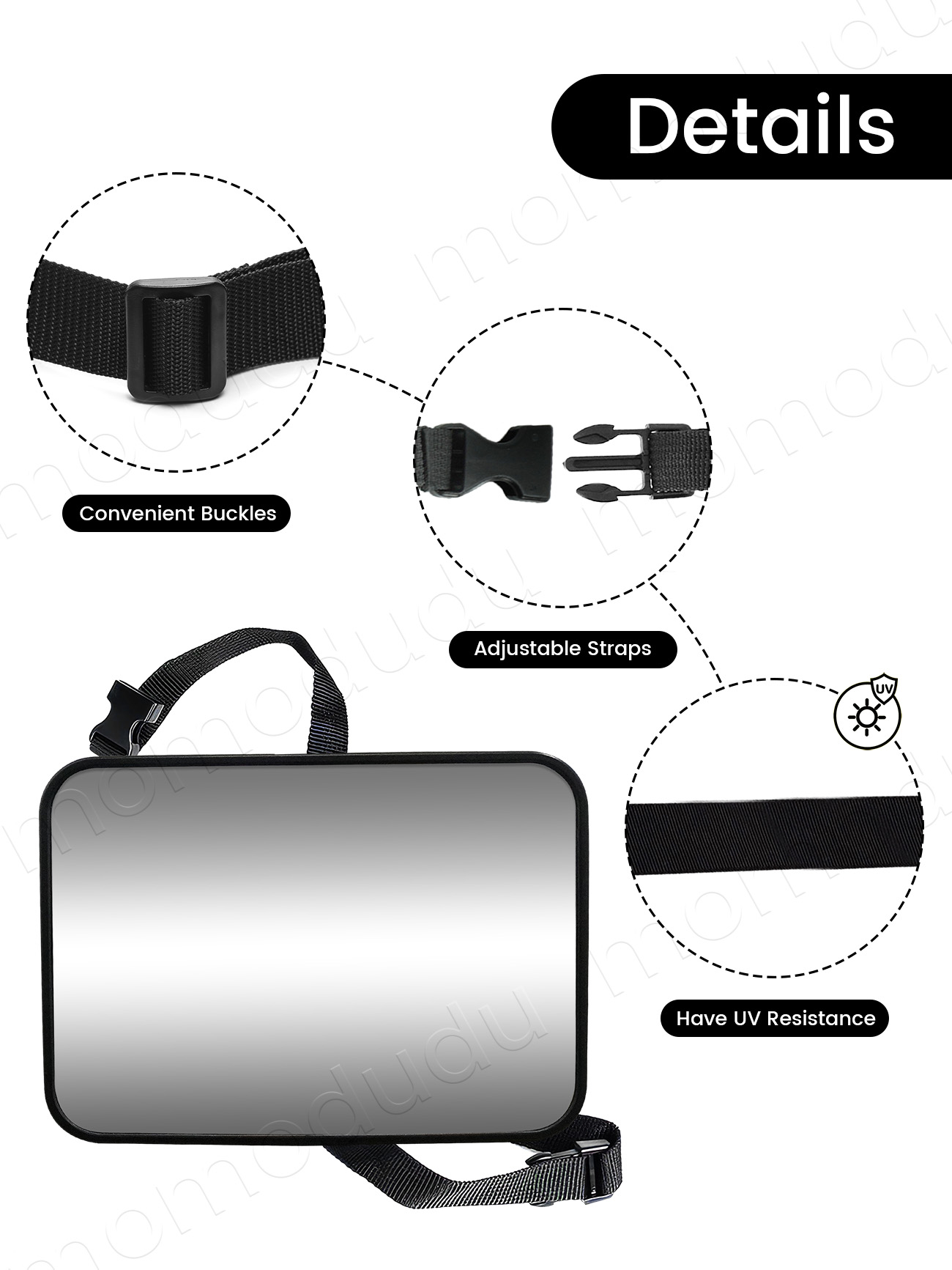 Espejo retrovisor para coche d - Wearable Baby Monitor reseña y precio