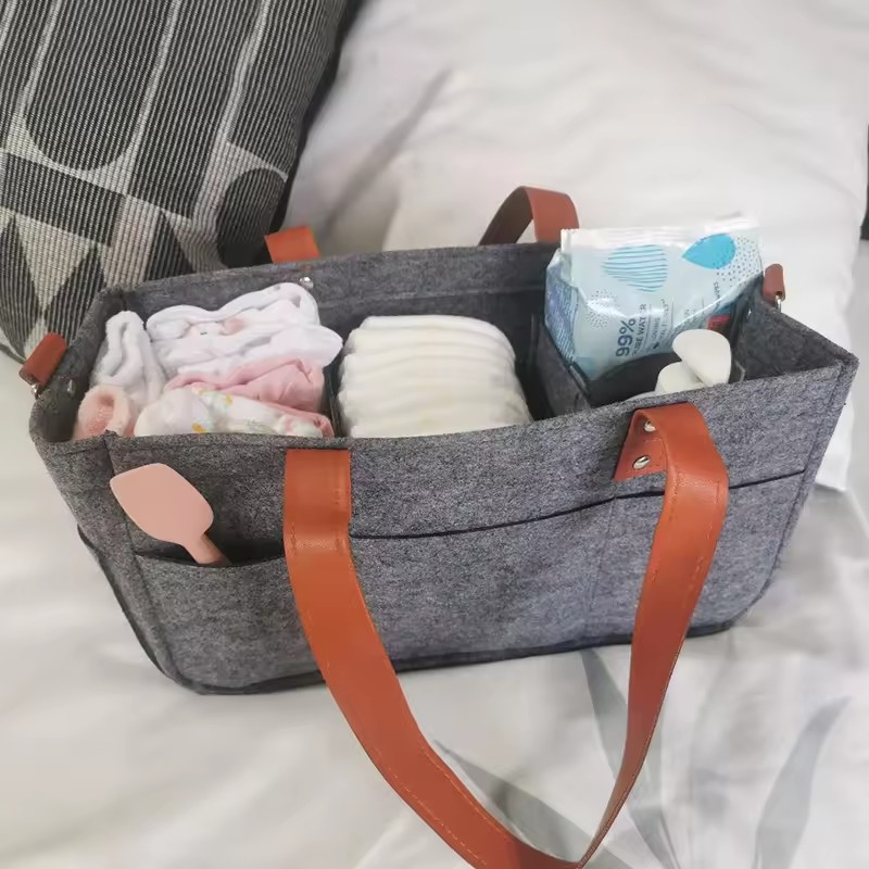 Organizador de fieltro de múlt - Baby Nursery Handles reseña y precio