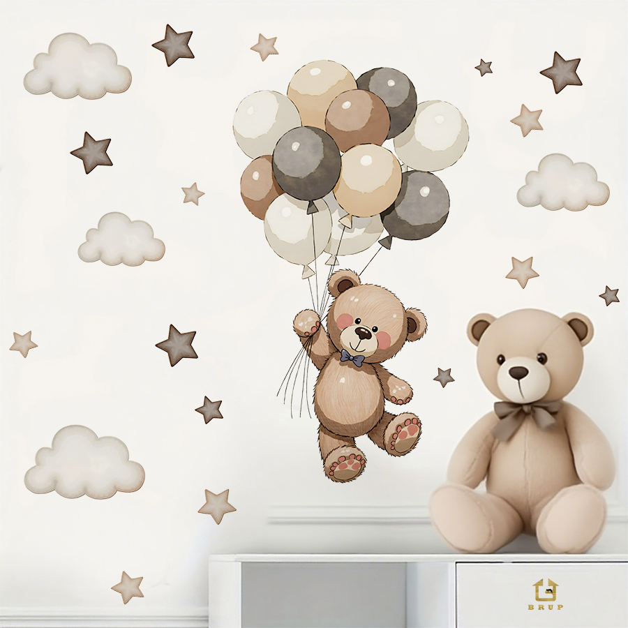Adorables calcomanías de pared - Baby Nursery Kids reseña y precio