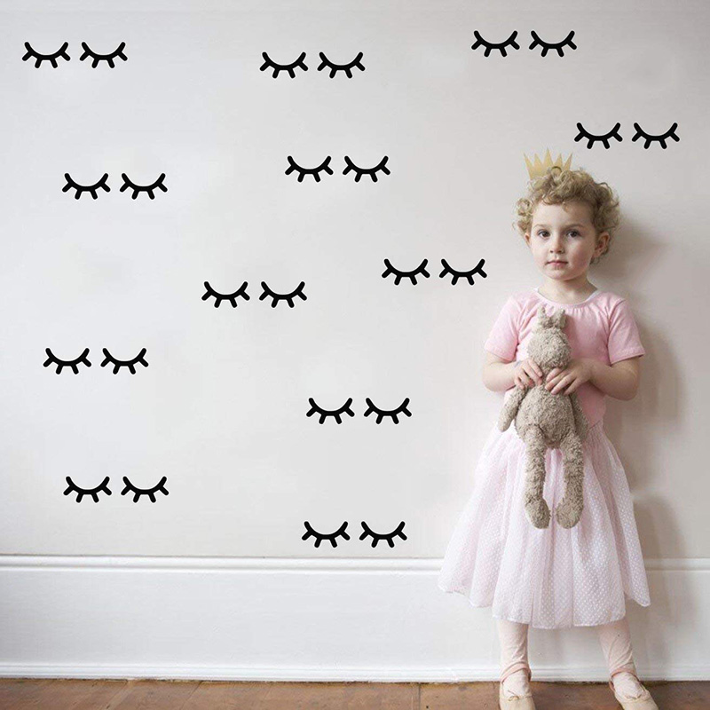 Pegatinas de pared de pestañas - Baby Girl Nursery Quotes reseña y precio