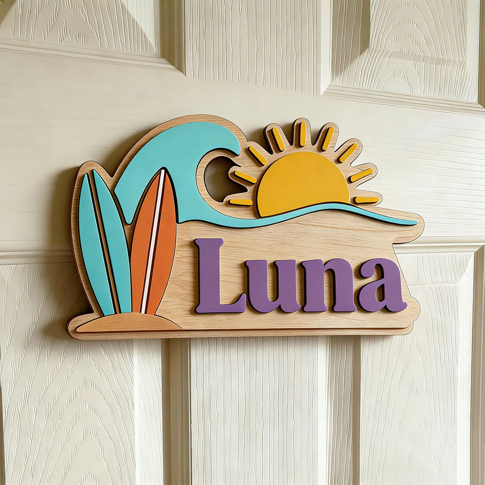 Letrero de puerta personalizad - Baby Nursery Kids reseña y precio