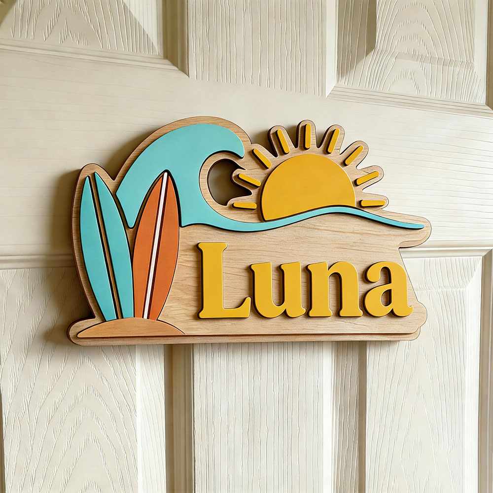 Letrero de puerta personalizad - Baby Nursery Kids reseña y precio