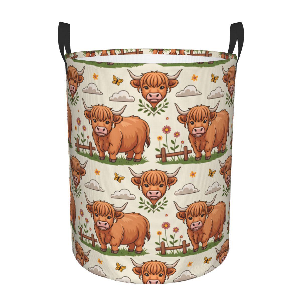 Cesto de Ropa Plegable con Dis - Baby Nursery Laundry Basket reseña y precio