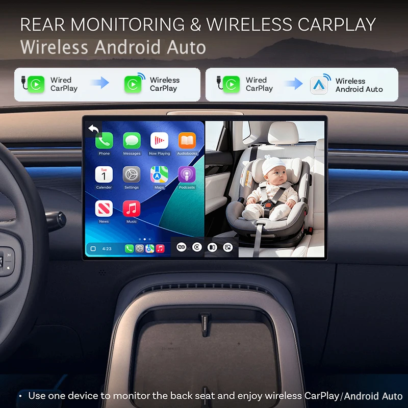 Adaptador Inalámbrico CarPlay  - Wearable Baby Monitor reseña y precio
