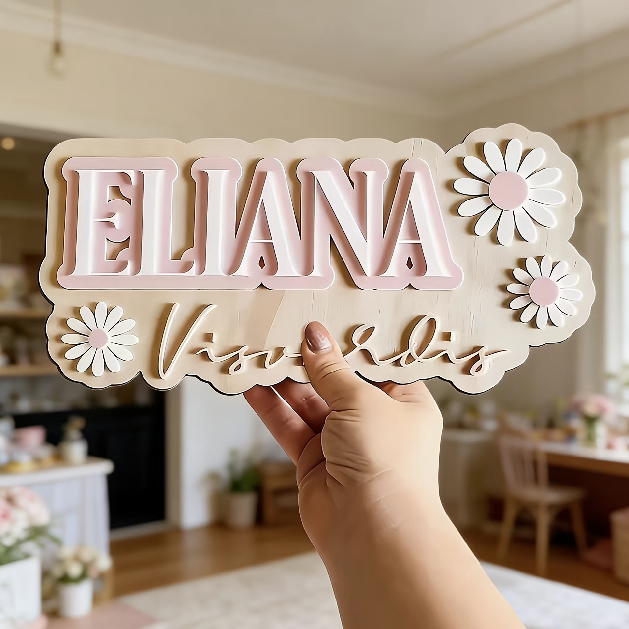 Letrero de Madera Personalizab - Baby Nursery Accent Wall reseña y precio