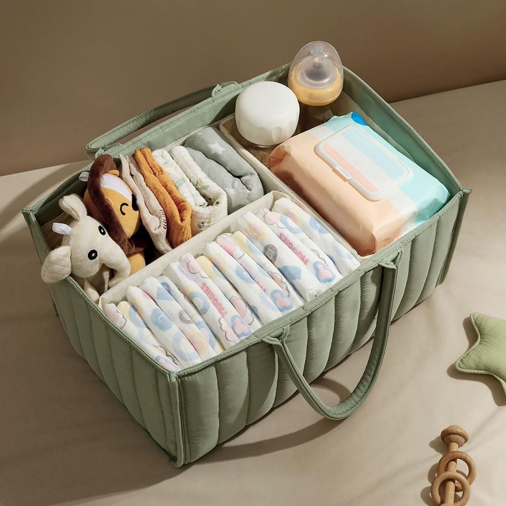 Bolsa de almacenamiento de pañ - Baby Nursery Handles reseña y precio